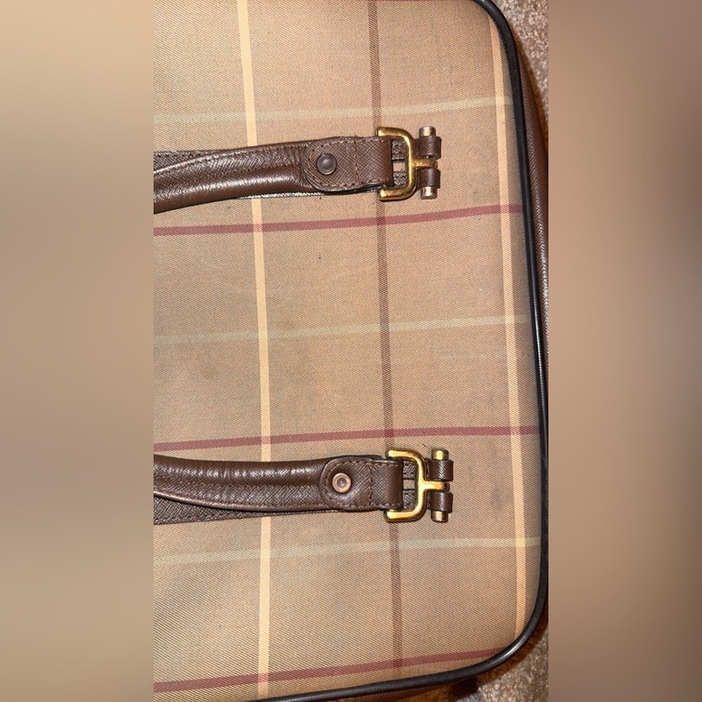 Burberry Brown Plaid Bag - Picture 8 of 9